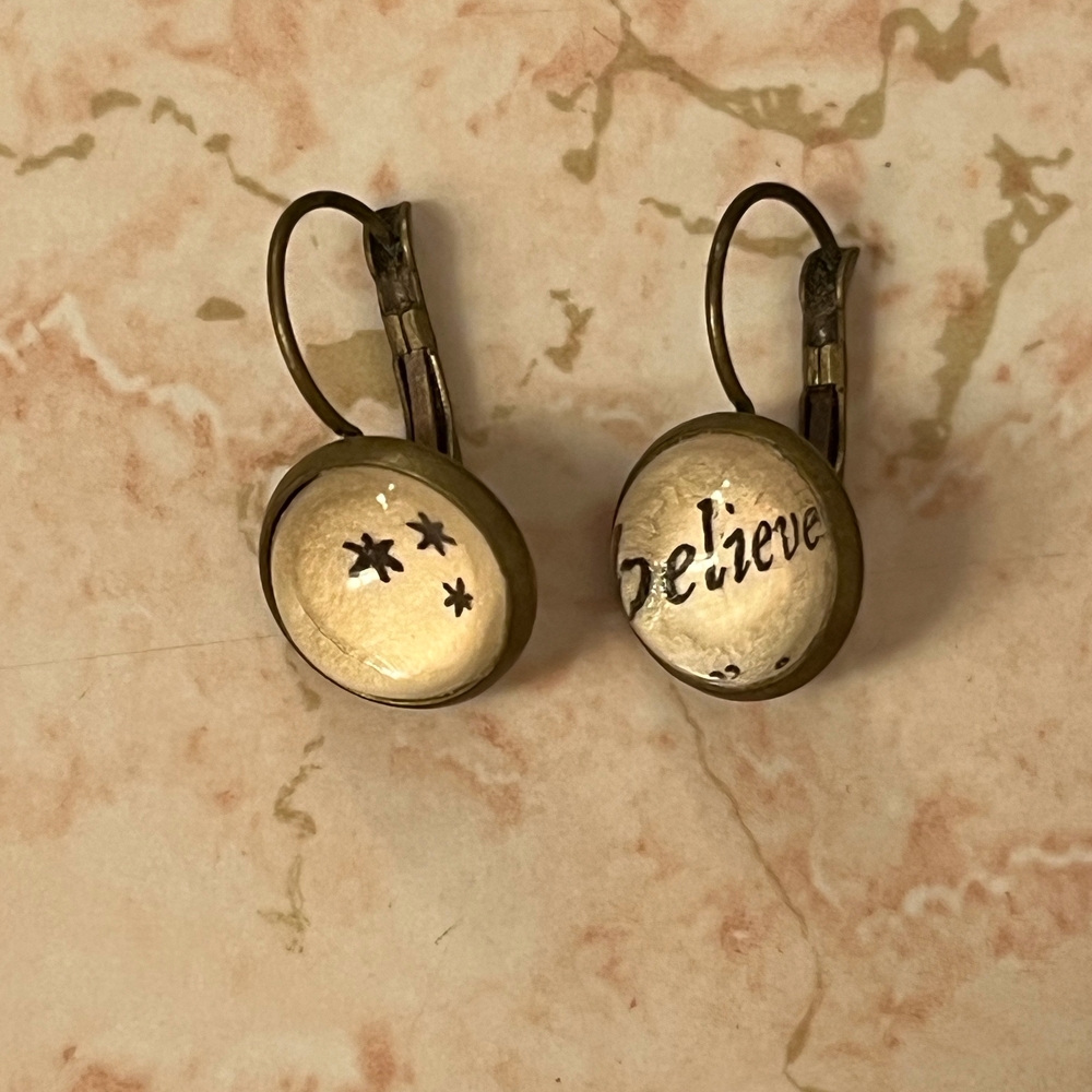 Gold Believe Earrings